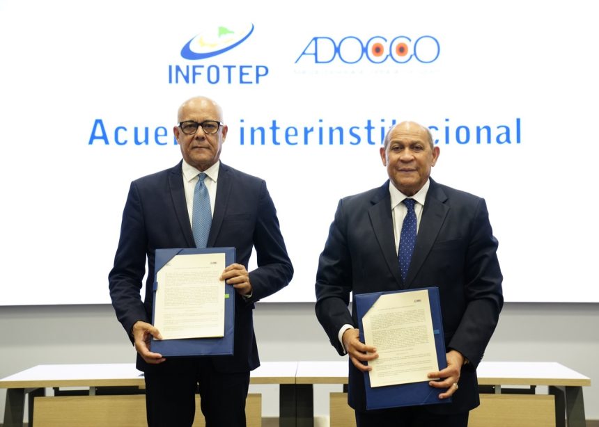 INFOTEP y ADOCCO promoverán la ética y la transparencia en la administración pública Para cumplir con este objetivo firmaron un acuerdo interinstitucional
