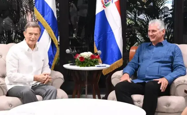 El presidente de Cuba y el canciller dominicano abogan por profundizar las relaciones