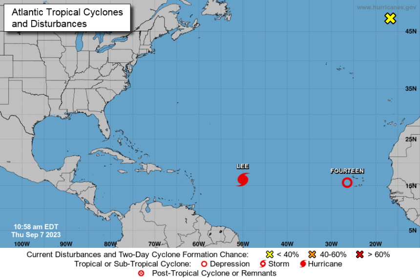 Meteorología: Huracán Lee no tendrá incidencia directa sobre el territorio dominicano