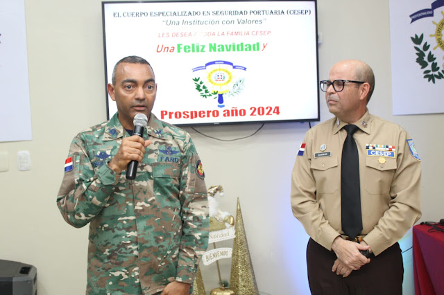 “Comandante general de la Fuerza Aérea de República Dominicana entrega reconocimientos CESEP del Mes».