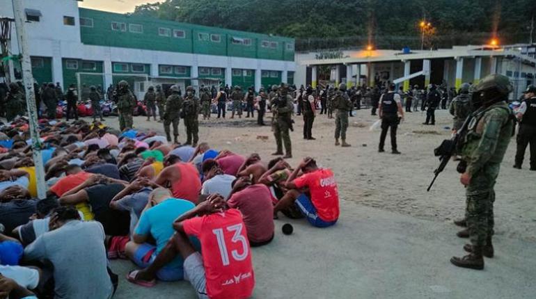 Suben a más de 1,700 los detenidos en Ecuador tras la primera semana de conflicto armado