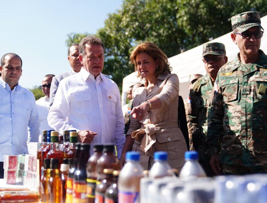 Récord de decomisos: incineran más de 11 millones de cigarrillos, 13 mil botellas de alcohol falsificado y 21 mil medicamentos ilegales