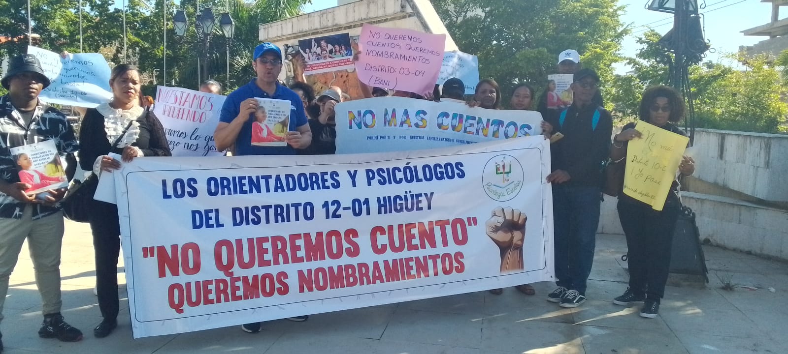 Maestros protestan por déficit de docentes en escuelas públicas