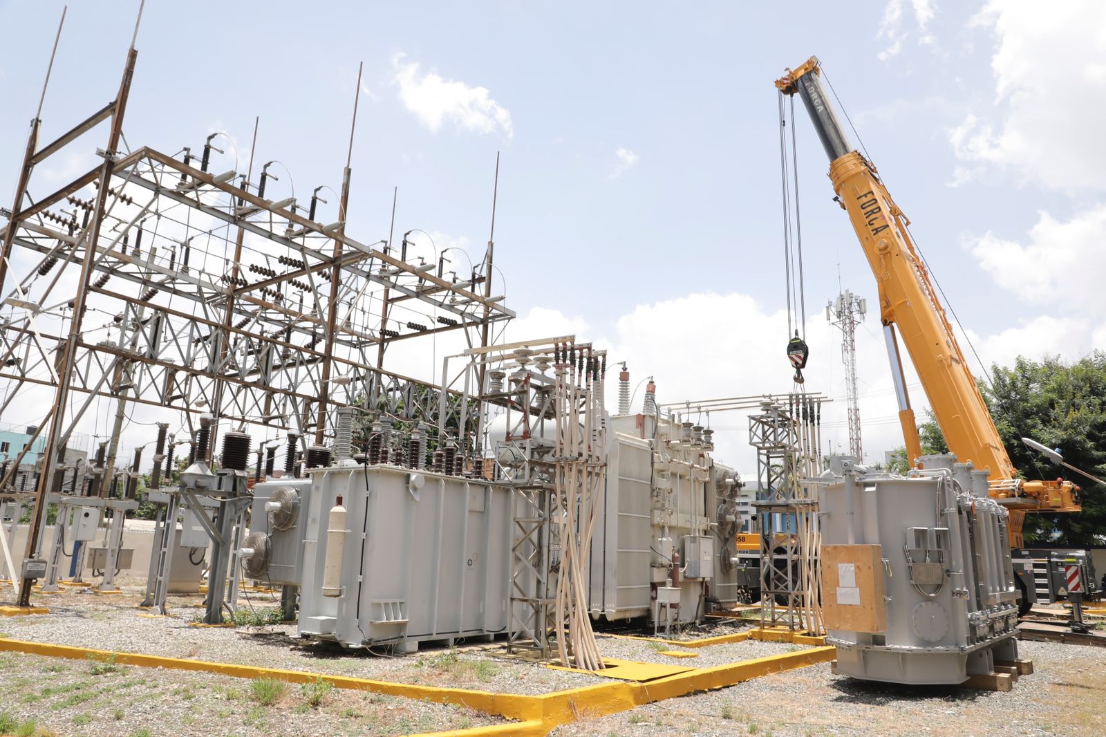 EDEEste anuncia repotenciación Subestación de Capotillo con nuevo transformador de 50 MVA, 69 kV con regulación de tensión automática