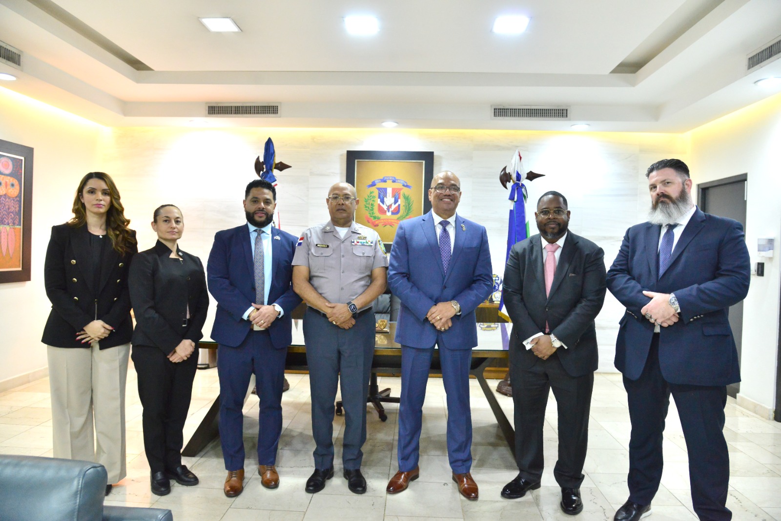 Director general PN sostiene fructífero encuentro con delegación de los U.S. Marshals y reafirman compromiso de la cooperación bilateral